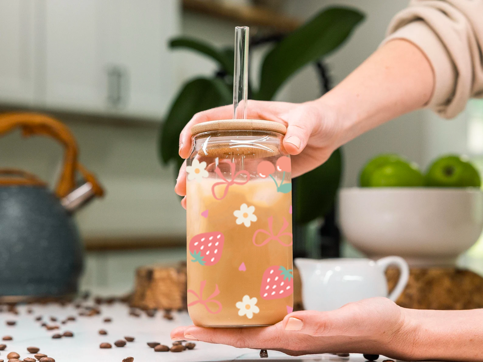 Strawberry Coquette Bow