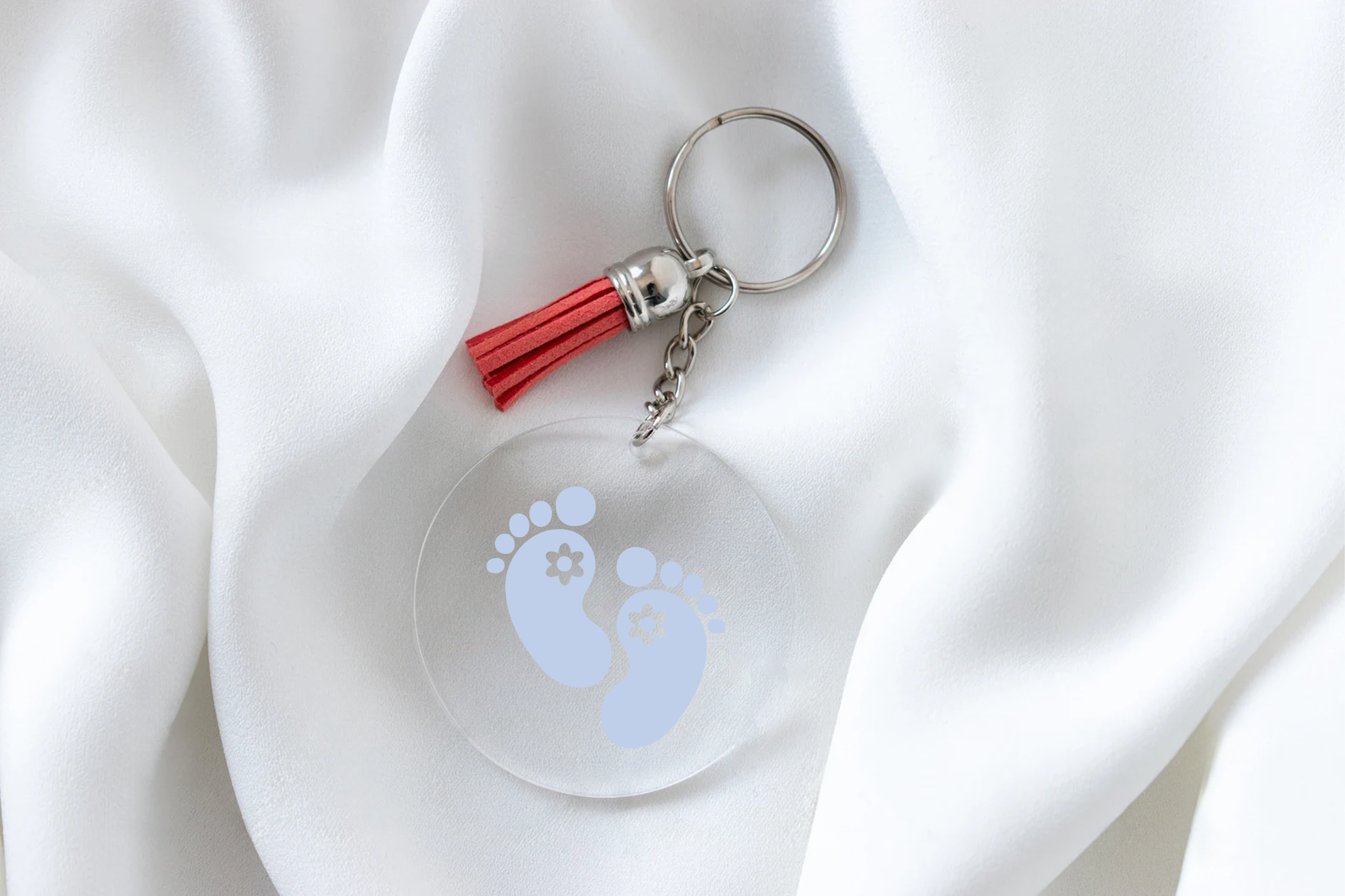 Baby Feet _ Flower _ Blue