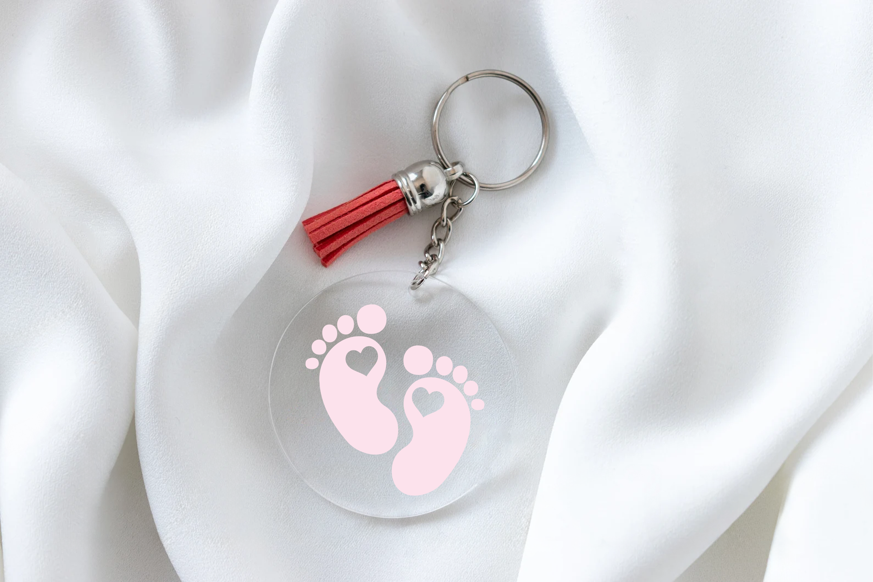 Baby Feet _ Heart _ Pink