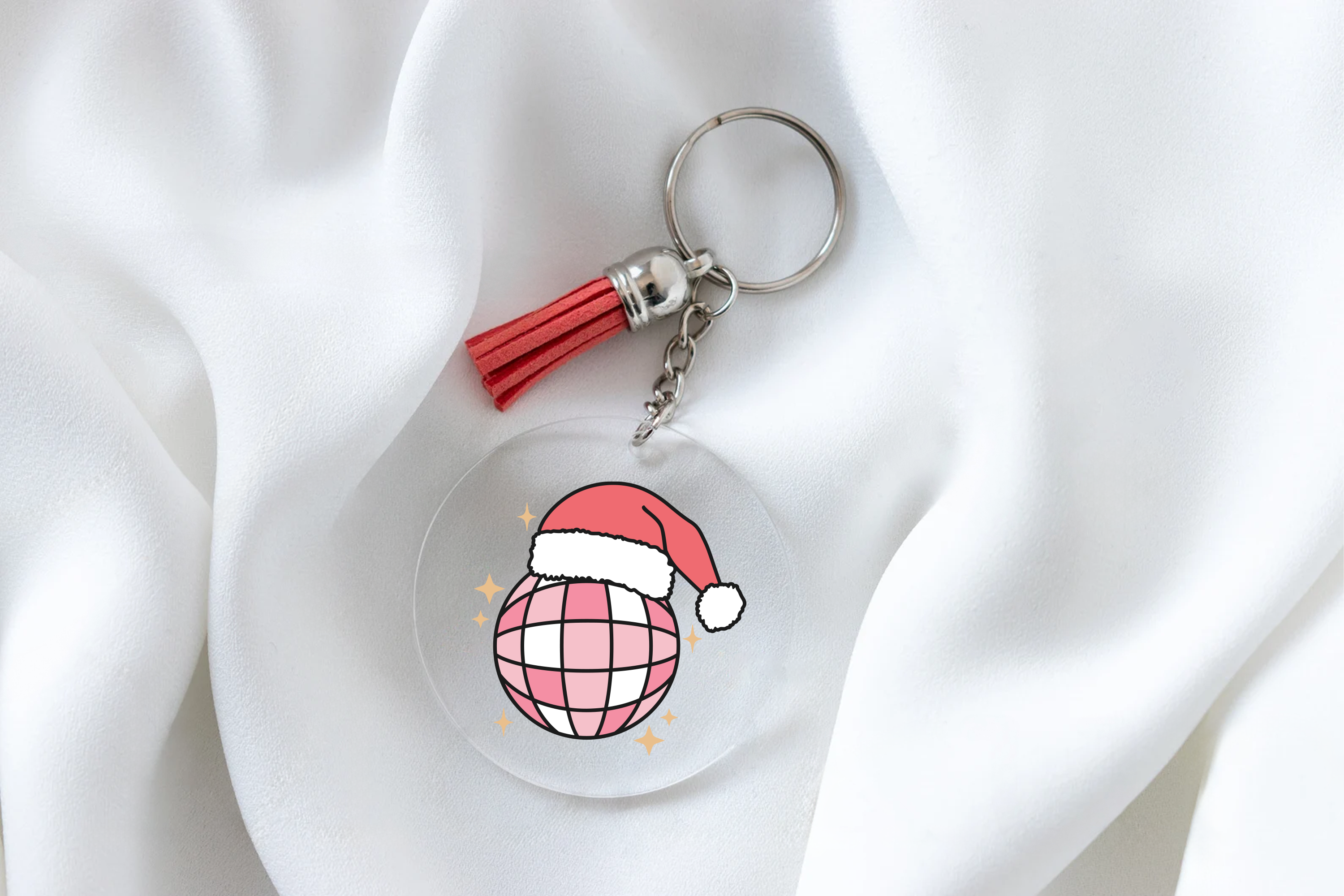 Disco Ball Christmas Cap