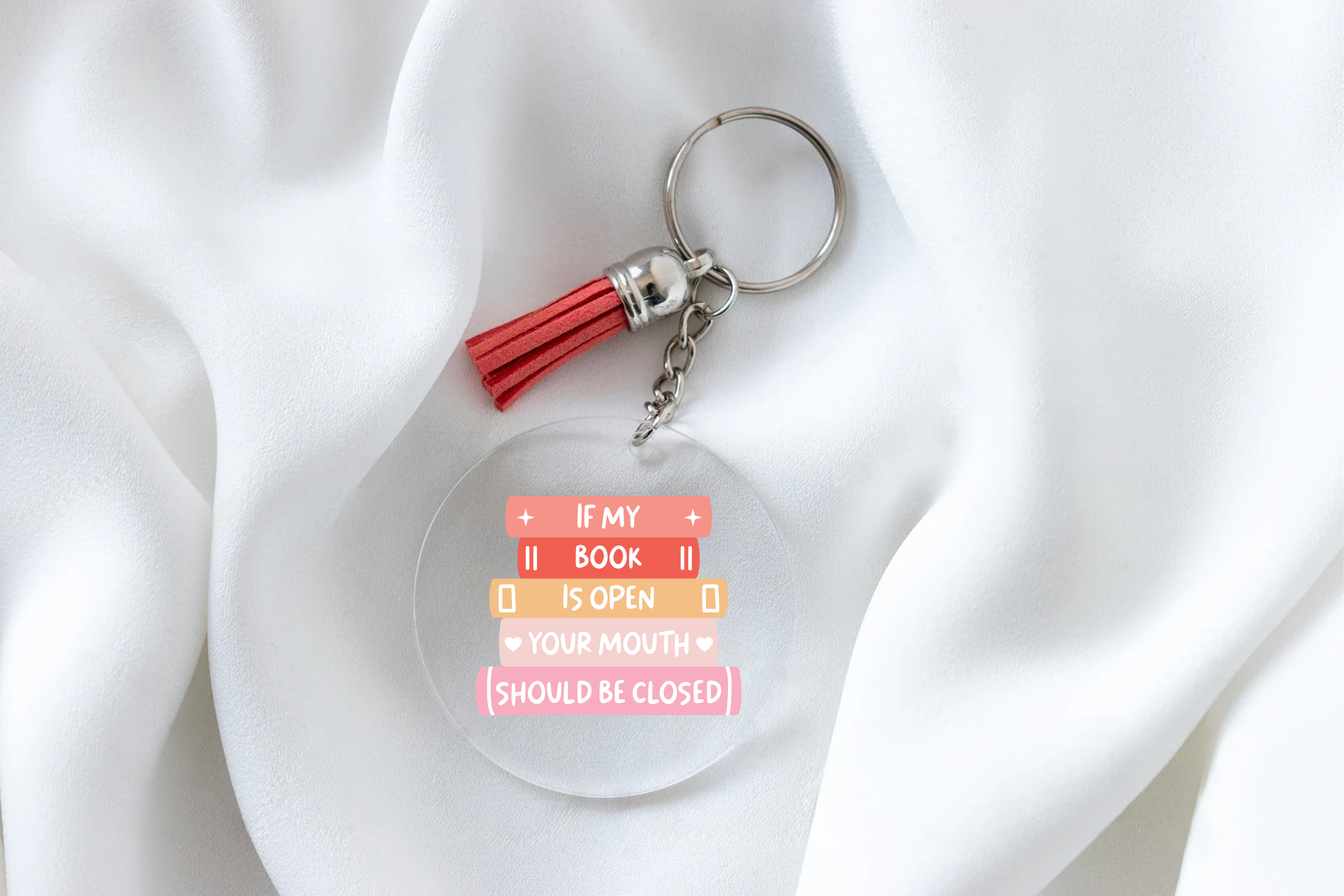 If my Book is open your mouth should be closed